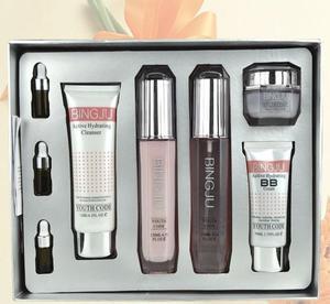專柜套裝 冰菊青春密碼活顏補水 五件套美白保濕 化妝品批發